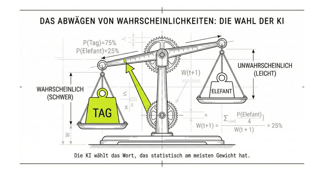 Das Abwägen von Wahrscheinlichkeiten
