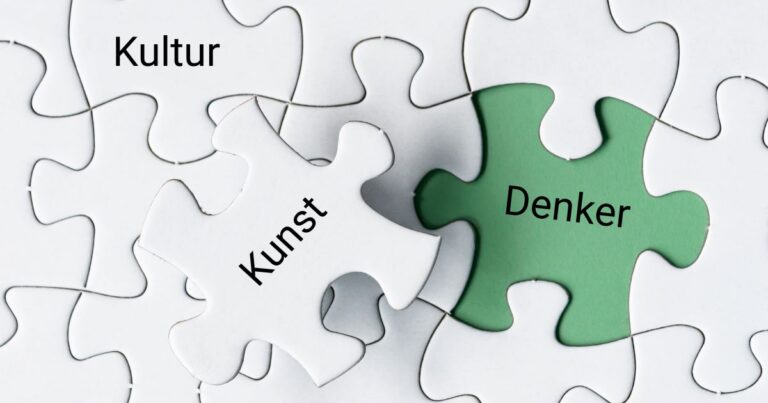 Symbolbild - Kunst - Kultur - Denker - Puzzle