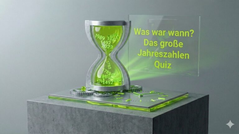 Was war wann Das große Jahreszahlen Quiz