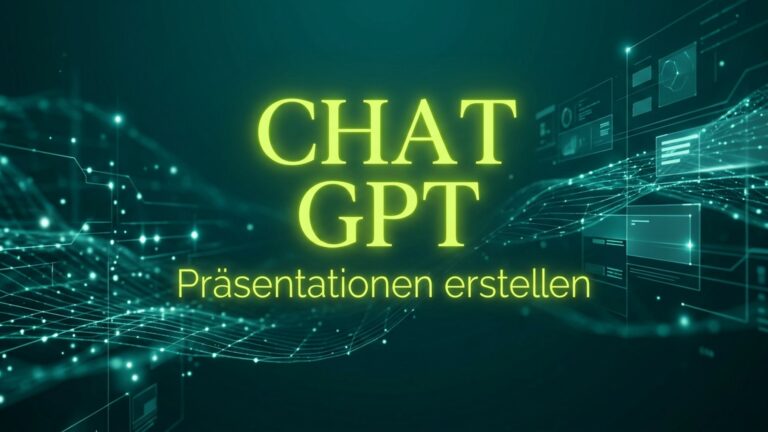 Präsentation mit ChatGPT erstellen