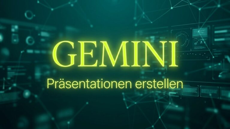 Präsentationen erstellen mit Gemini