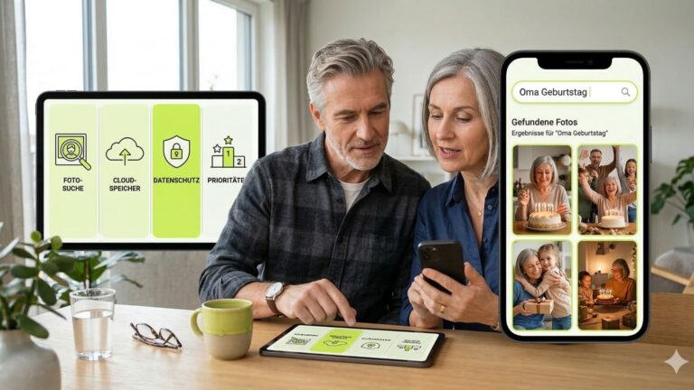 Apple Fotos App auf iPhone, Gesichtserkennung iOS