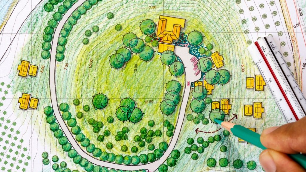 Gartenplan mit KI erstellt