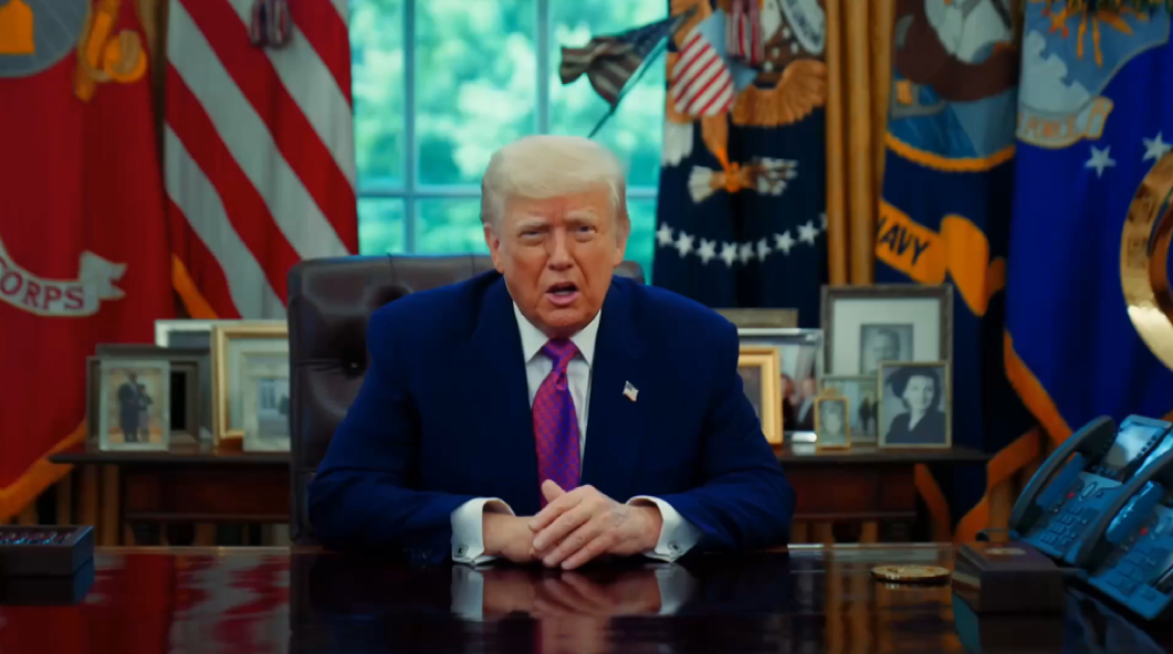 Screenshot aus einem KI-generierten Deepfake-Video, erstellt mit Yammer AI