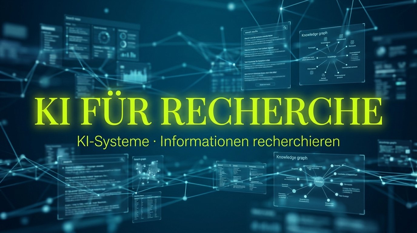 Informationen recherchieren mit KI - direkte Antworten statt Linklisten