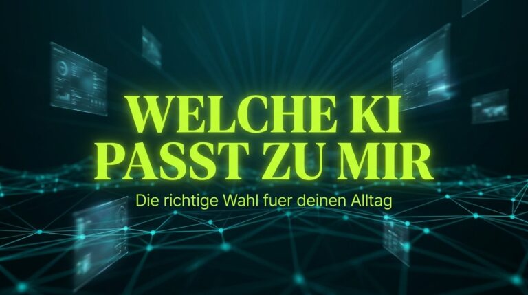 Welche KI passt zu mir - Featured