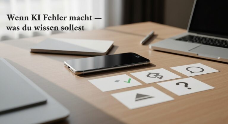 Symbolbild: Wenn KI Fehler macht – was du wissen solltest