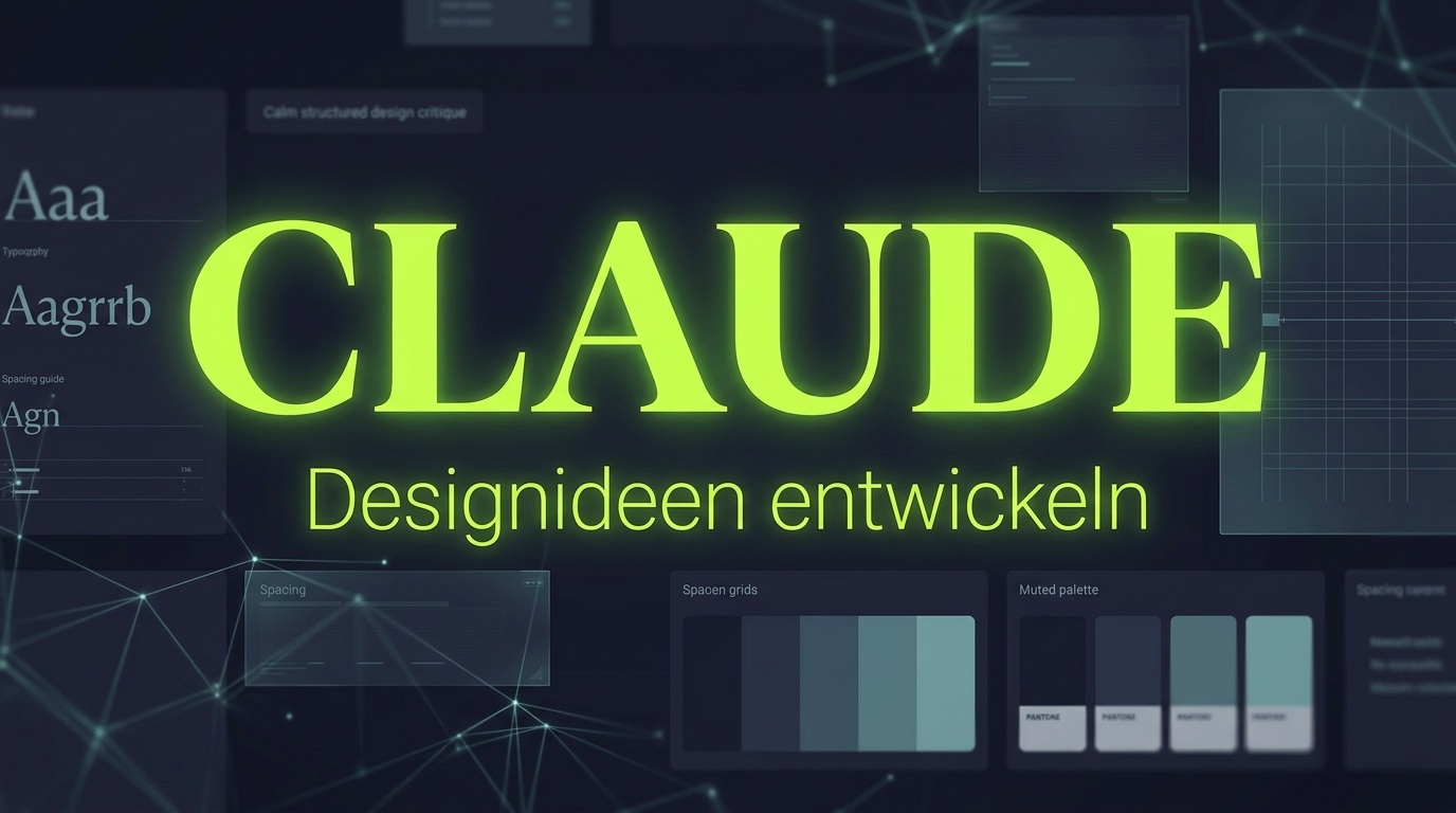 Claude für Designideen nutzen – Schritt für Schritt