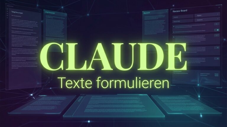 Claude: Briefe, Reden und schwierige Texte formulieren – Schritt für Schritt