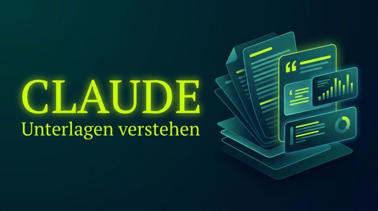 Claude für Reiseunterlagen – Titelbild