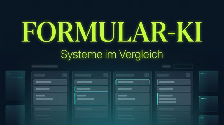 Formular-KI: Systeme im Vergleich