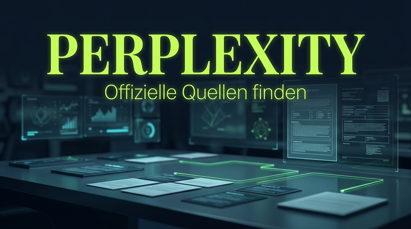 Perplexity: offizielle Quellen zu Formularen finden
