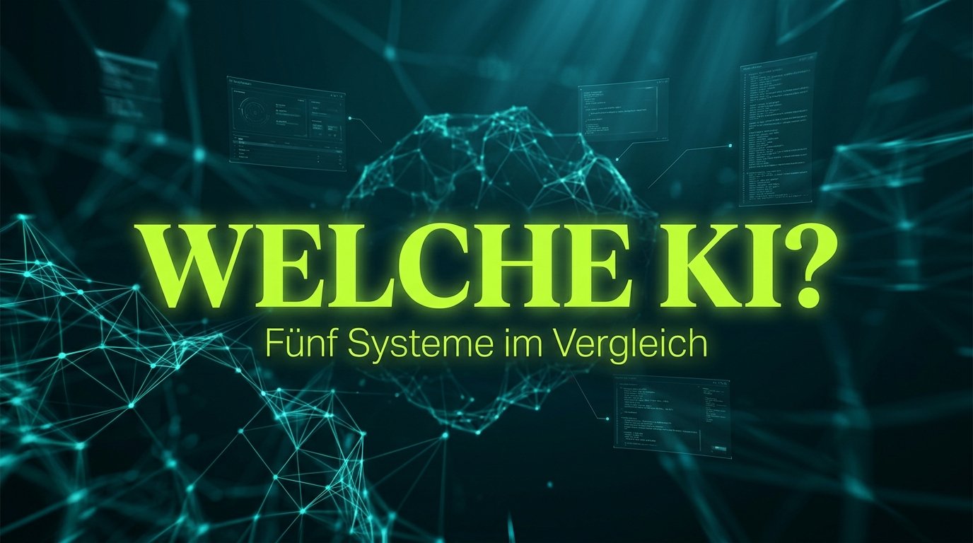 Neonmotiv zur Frage: Welche KI passt zu mir?